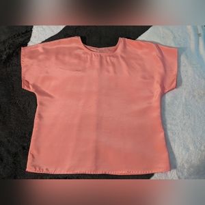 Light peach blouse